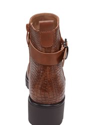 Georgia Cognac Booties