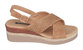 Gini Natural Wedge Sandals