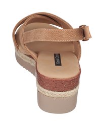 Gini Natural Wedge Sandals