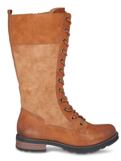 GC SHOES Hanker Combat Boots in Cognac product