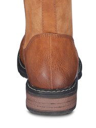 Hanker Combat Boots in Cognac