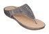 Jamm Pewter Flat Sandals - Pewter