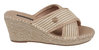 Jimmy Nude Espadrille Wedge Sandals