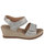 Jorda Silver Wedge Sandals