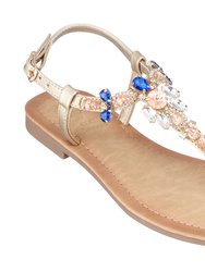 Josie Multi Flat Sandal - Multicolor