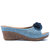 Juliet Blue Wedge Sandals
