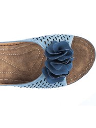 Juliet Blue Wedge Sandals