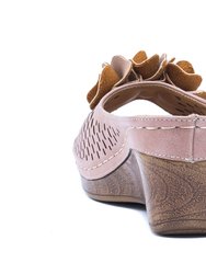 Juliet Blush Wedge Sandals