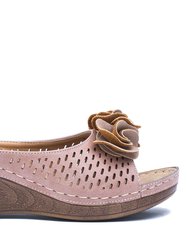 Juliet Blush Wedge Sandals