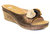 Juliet Bronze Wedge Sandals - Bronze