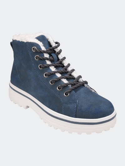 GC SHOES Justine Lace-Up Navy Bootie product