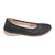 Kiana Black Flat Sandals