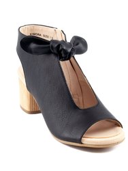 Kimora Black Heeled Sandals - Black