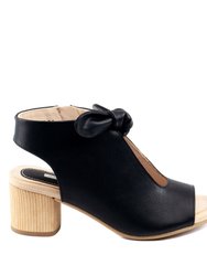 Kimora Black Heeled Sandals
