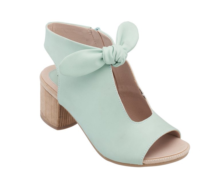 Kimora Mint Heeled Sandals - Mint