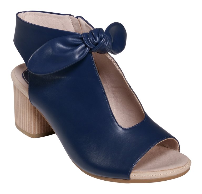 Kimora Navy Heeled Sandals - Kimora Navy