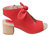 Kimora Red Heeled Sandals