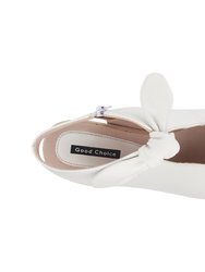 Kimora White Heeled Sandals