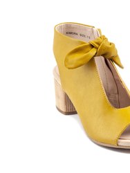 Kimora Yellow Heeled Sandals - Yellow