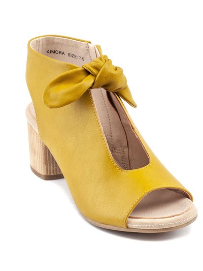 GC SHOES Kimora Yellow Heeled Sandals product