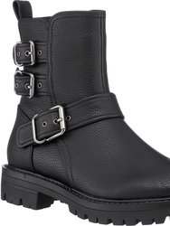 Kingsburg Black Ankle Booties - Black