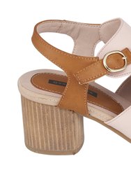 Kisha Blush Heeled Sandals