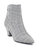 Levi Grey Ankle Bootie - Grey Plaid