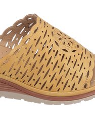 Maddy Yellow Wedge Sandals