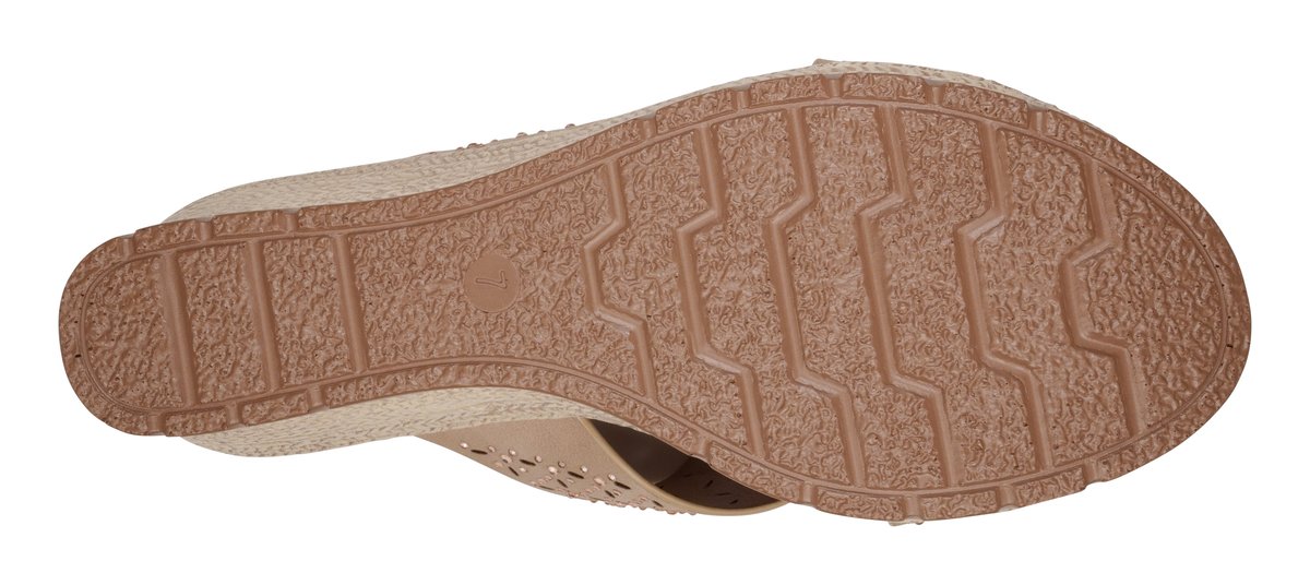 Gc Shoes Malia Embellished Cross Strap Comfort Slide Wedge Sandals