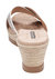 Malia Silver Wedge Sandals