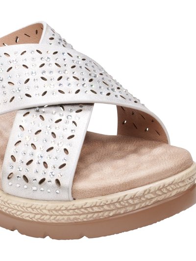 GC SHOES Malia Silver Wedge Sandals product