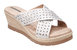 Malia Silver Wedge Sandals - Malia Silver