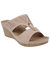 Marbella Blush Wedge Sandals - Marbella Blush