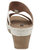 Marbella White Wedge Sandals