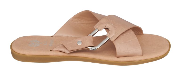 Mila Ivory Flat Sandals