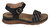 Millis Black Comfort Flat Sandals