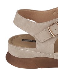 Millis Nude Comfort Flat Sandals