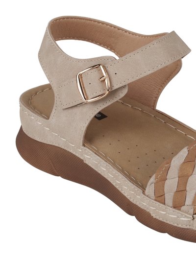 GC SHOES Millis Nude Comfort Flat Sandals product