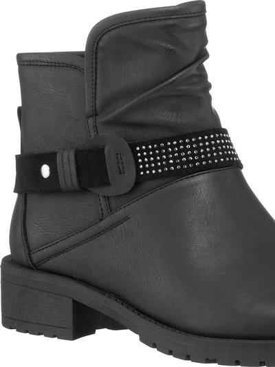 GC SHOES Moto Black Ankle Bootie product