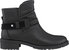 Moto Black Ankle Bootie - Black