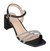 Nana Black Heeled Sandals - Black