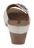 Naples White Wedge Sandals