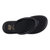 Parisa Black Thong Slide Flat Sandals