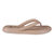 Parisa Nude Thong Slide Flat Sandals - Nude