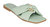 Perri Green Flat Sandals - Green