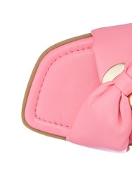 Perri Hot Pink Flat Sandals