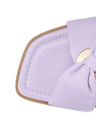 Perri Purple Flat Sandals