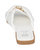 Perri White Flat Sandals