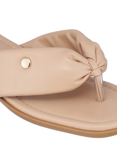 GC SHOES Reid Nude Flat Sandals product