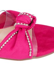 Rihanna Fuschia Flat Sandals